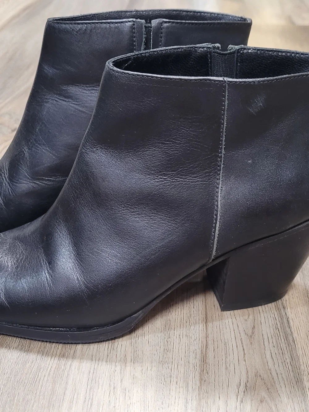 Rachel Comey Black Leather Ankle Booties